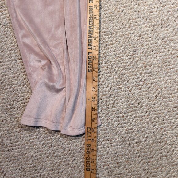 Juicy Couture Sweatpants Sleepwear Womens XL Pink Rhinestone Velour Lounge - Picture 2 of 7